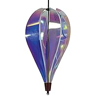 In the Breeze 0978 - Iridescent 6 Panel Hot Air Balloon - Outdoor Hanging Decoration