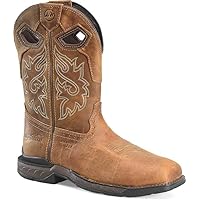 Double-H Boots Men's 11 Inch Wide Square Dark Brown 14 2E US