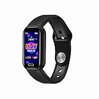 REDPAIL Smart Watch, Heart Rate Monitoring Watch ,Fitness Tracker ,Women Men Sport Bluetooth Smart Band , Blood Pressure Watch for Android iOS (Black)