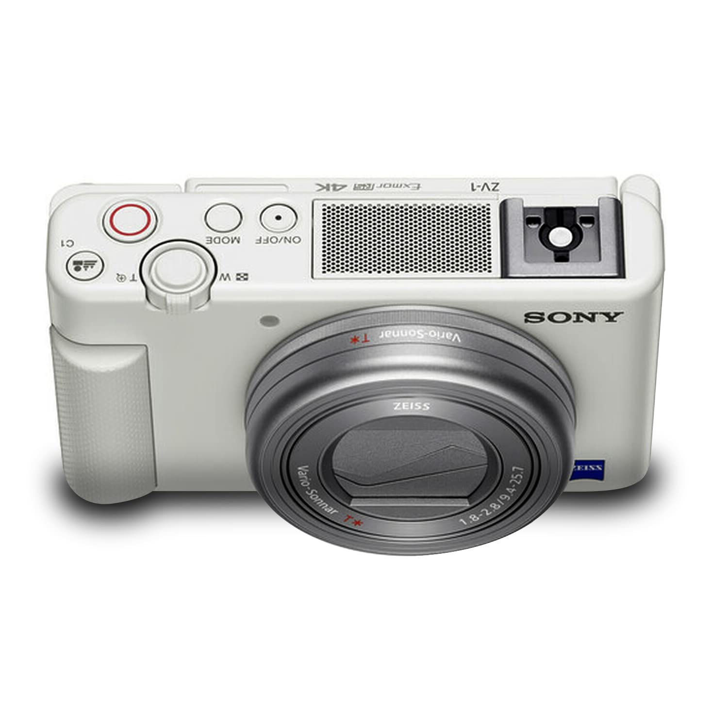 Sony ZV-1 Camera for Content Creators and Vloggers, White, Compact (DCZV1/W) (Renewed)