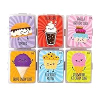 Raymond Geddes Link Up Scented Kneaded Erasers (Series Three - 36 Pieces) - 6 Moldable Eraser Designs with Snap Case - Fun Puzzle Kids Erasers