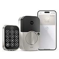 Yale Assure Lock 2 Plus (New) with Apple Home Keys (Tap to Open) and Wi-Fi - Satin Nickel
