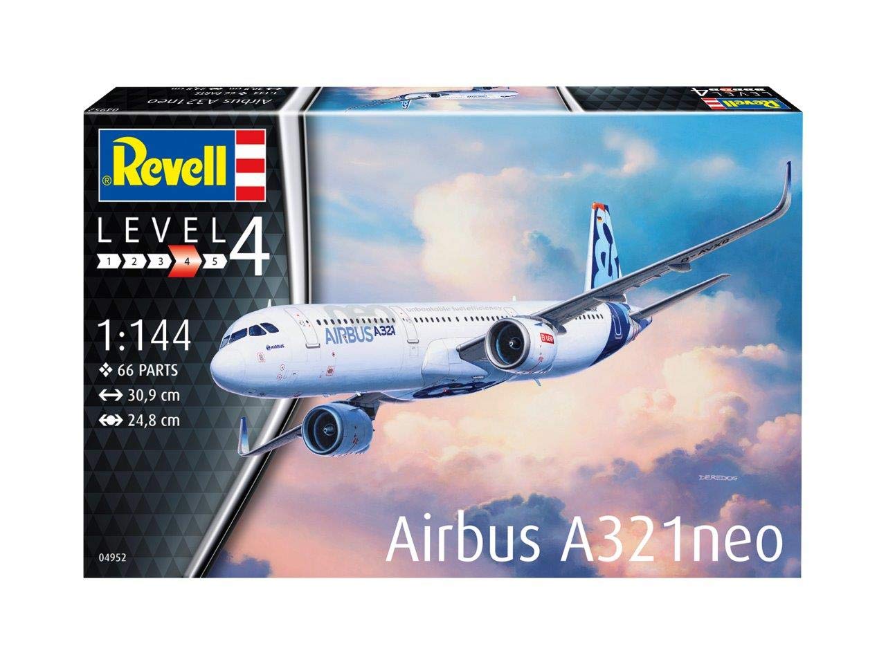 Revell Airbus a 321 Swissair 1/144 Scale Airplane Model #04247 See Details for sale online 