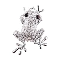 Brooch Frog Cute Fashion Sparkly Popular Fashionable Accessories Jewelry Gift Durability Fashion