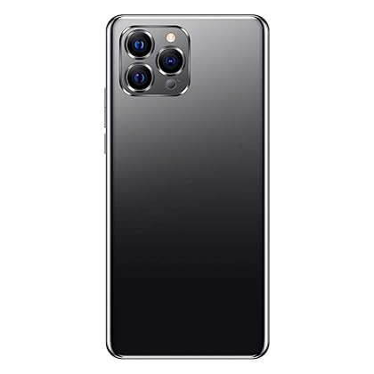iPhone 11 Unlocked U Landvo Ip12 Pro 6.26In Screen Face Recognition Dual Card Dual Standby Smart Phone 1 8Gb Black (Black)