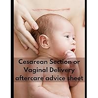 Cesarean Section or Vaginal Delivery: Immediate care, daily care, signs of infection, signature, consent: 54 forms, 108 pages 8.5 x11 inches