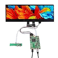 VSDISPLAY 14'' 4K IPS 3840x1100 HDR LCD Touch Screen with Mini HD-MI Type-c LCD Driver Board VS-RT2795T4K-V5,fit for Gaming Cabinet,Second Display Panel for PC/Computer/Monitor