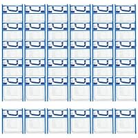 Really Good Stuff Store More Medium Clear Book Pouch Cool and Calm - 36 Pack