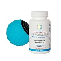 FibroViber Vibrating Body Massage Ball & FibroBuster: Serrapeptase Proteolytic Enzymes Bundle