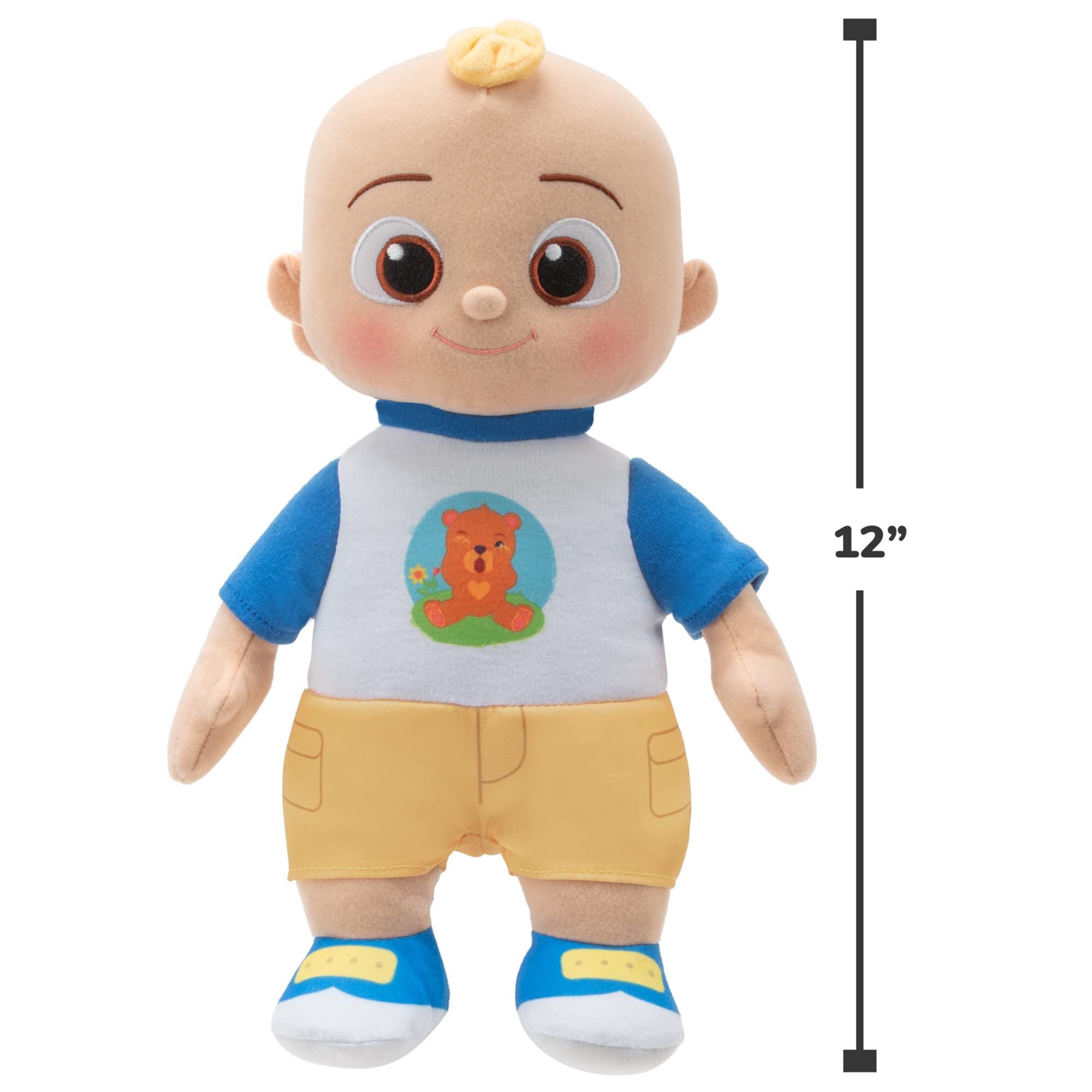 CoComelon Boo Boo JJ Deluxe Feature Plush - Includes Doctor Checkup Bag, Bandages, and Accessories to Care for JJ - 9 Total Accessories - Amazon Exclusive