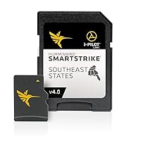 Humminbird 600039-4 SmartStrike Southeast States V4 Digital GPS Maps Micro Card , Black