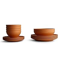 Year & Day Outdoor 16 Piece Plant Derived Dinnerware Set, Dish Set for 4