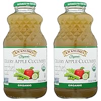 R.W. Knudsen Organic Celery Apple Cucumber Juice Blend, 32 Ounces (Pack of 2)