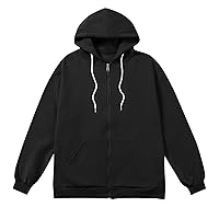 Mens Women Unisex Soild Basic Hooded Sweatshirt Couple Fleece Jacket Outwear With Pocket Zipper Hoodies Sweatshirt