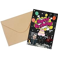 Skibidi Toilet Birthday Card Greeting Card Funny Invitation Cards Blank Inside with Envelopes for Boy Girl 8 x 5.3 Inch (20x13.5cm)