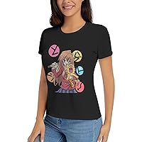 Anime Toradora! Shirts for Women,Summer Loose Womens Shirts, O-Neck T-Shirt
