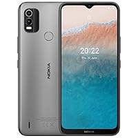 Nokia C21 Plus | Android 11 (Go Edition) | Unlocked GSM Smartphone | 2-Day Battery | Dual SIM | 2/64GB | 6.52-Inch Screen | Charcoal | Not Compatible with Verizon or AT&T