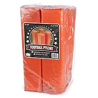 CSG Heavy Duty Orange Anchorless Football Pylons - Complete Set of 4!