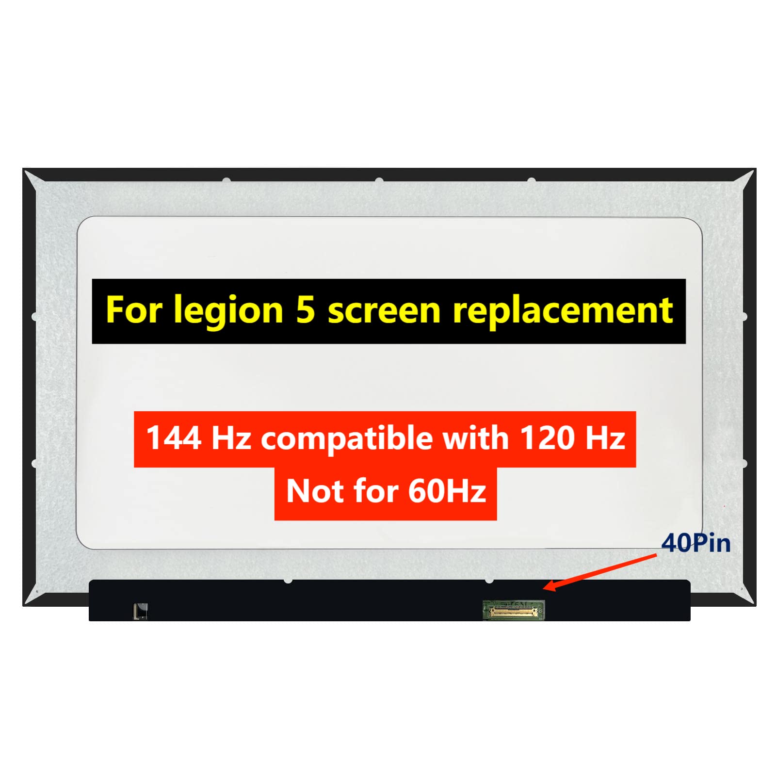 Descubrir 123+ imagen lenovo legion 5 15arh05 screen replacement