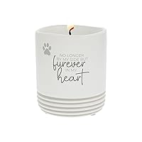 Pavilion - Forever in My Heart - 10 oz Wax Reveal Secret Surprise Message Single-Wick Jasmine Scented Candle Pet Bereavement Memorial in Memory Loss Greif Funeral Gift Condolence Sympathy Present