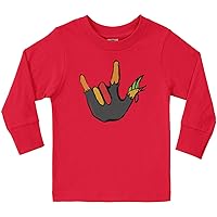 Little Boys' Rocker Thanksgiving Hand Turkey Toddler L/S T-Shirt