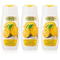 Vaadi Herbals Dandruff Defense Shampoo - Lemon 3x110ml