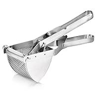  PriorityChef Large 15oz Potato Ricer, Heavy Duty Stainless  Steel Potato Masher and Ricer Kitchen Tool, Press and Mash Kitchen Gadget  For Perfect Mashed Potatoes - Everytime: Home & Kitchen