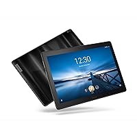 Smart Tab P10 10.1” Android Tablet, Alexa-Enabled Smart Device with Fingerprint Sensor and Smart Dock Featuring 4 Dolby Atmos Speakers - 64GB Storage with Alexa Enabled Charging Dock Included