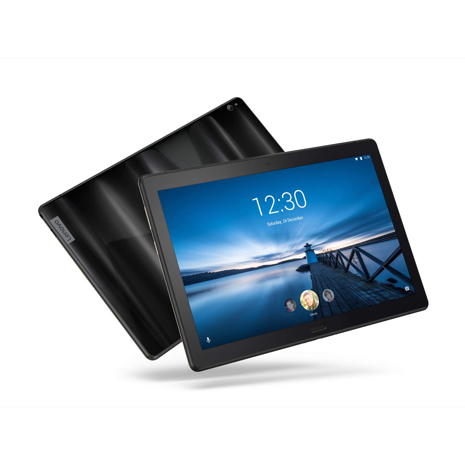 Lenovo Smart Tab P10 10.1” Android Tablet, Alexa-Enabled Smart Device with Fingerprint Sensor and Smart Dock Featuring 4 Dolby Atmos Speakers - 64GB Storage with Alexa Enabled Charging Dock Included