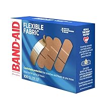 BAND-AID Flexible Fabric Adhesive Bandages 100 Count (Pack of 9)