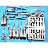 German Premium Set of 25 Each Oral Dental Surgery EXTRACTING Elevators Forceps Instrument KIT Set