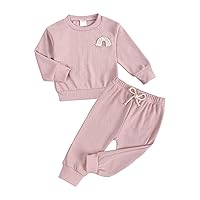 Baby Robe Autumn Children's Wear Casual Letter Printing Color Block Hooded Children's Baby Sweater Set