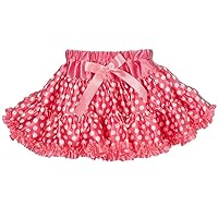 Hot Pink Polka Dot Satin Tutu Skirt Girl's
