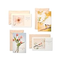 American Greetings Sympathy Cards Assortment with Envelopes, Floral (12-Count)