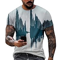 Mens Vintage Designer Raglan T-Shirt Short Sleeve Printed Summer Round Neck Top Casual Sweatshirt