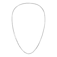 Calvin Klein Cylinder Links Collection for Men, Stainless Steel Chain Necklace, High Polish, Magnetic Closure, Elegant Jewelry, For Him