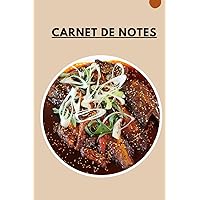 Carnet de notes cuisine coréenne (French Edition)