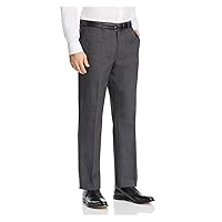 Michael Kors Mens Black Flat Front, Classic Fit Suit Separate Pants W33/ L30