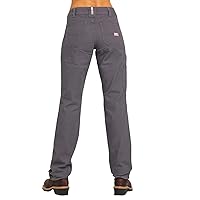 Ariat Female FR Stretch DuraLight Canvas Stackable Straight Leg Pant Iron Grey 27