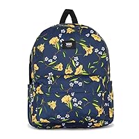 Vans Men's Old Skool III Backpack, One Size (Dress Blues/White Floral)