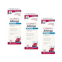 Quality Choice Children's Allergy Relief, Diphenhydramine HCl Liquid Oral Solution, Cherry Flavor, 4 Fl. Oz.- Pack of 3