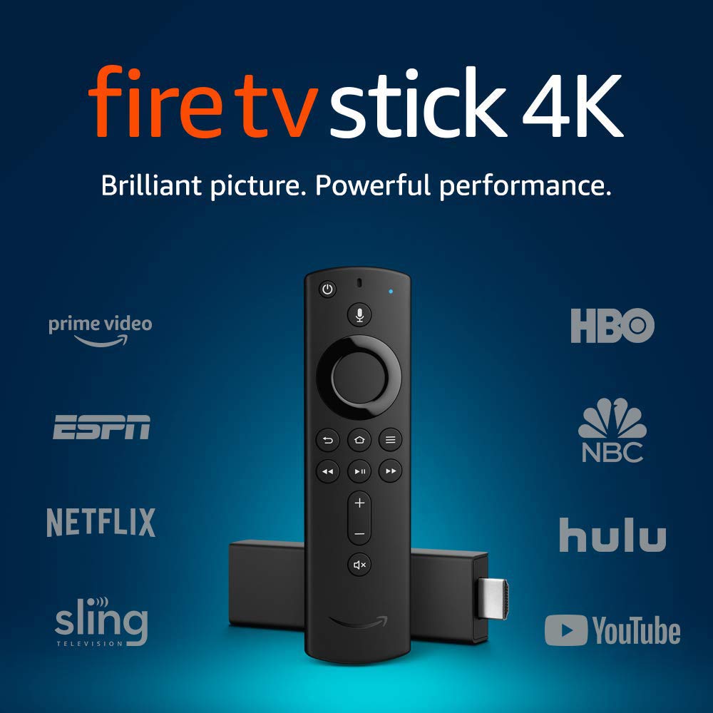 Certified Refurbished Fire TV Stick 4K with Alexa Voice Remote, streaming media player