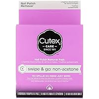 Cutex Care Swipe & Go Non-Acetone Nail Polish Remover Pads 10ct Cutex Care Swipe & Go Non-Acetone Nail Polish Remover Pads 10ct