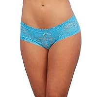 Women's Sexy Fashion Lingerie, Stretch Lace Cheeky Hipster Panty
