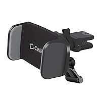 CELLET Car Cell Phone Holder Mount – Black Air Vent Phone Holder Car Stand with Adjustable Cradle for iPhone 13 Pro Max 12 11 Galaxy S21 Ultra 5G S20 Note20 Note10 Pixel 6 Pro 5
