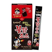 [Samyang] Buldak Spicy Chicken Roasted Sauce 16gx10 stick pouch/Korean food/Korean sauce
