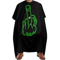 FCK Middle Finger Barber Cape Professional Large Barber Apron Unisex Haircut Cape Water Resistant Salon Cape