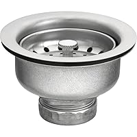 Moen 22037 3-1/2 Inch Drop-In Basket Strainer with Drain Assembly, Satin