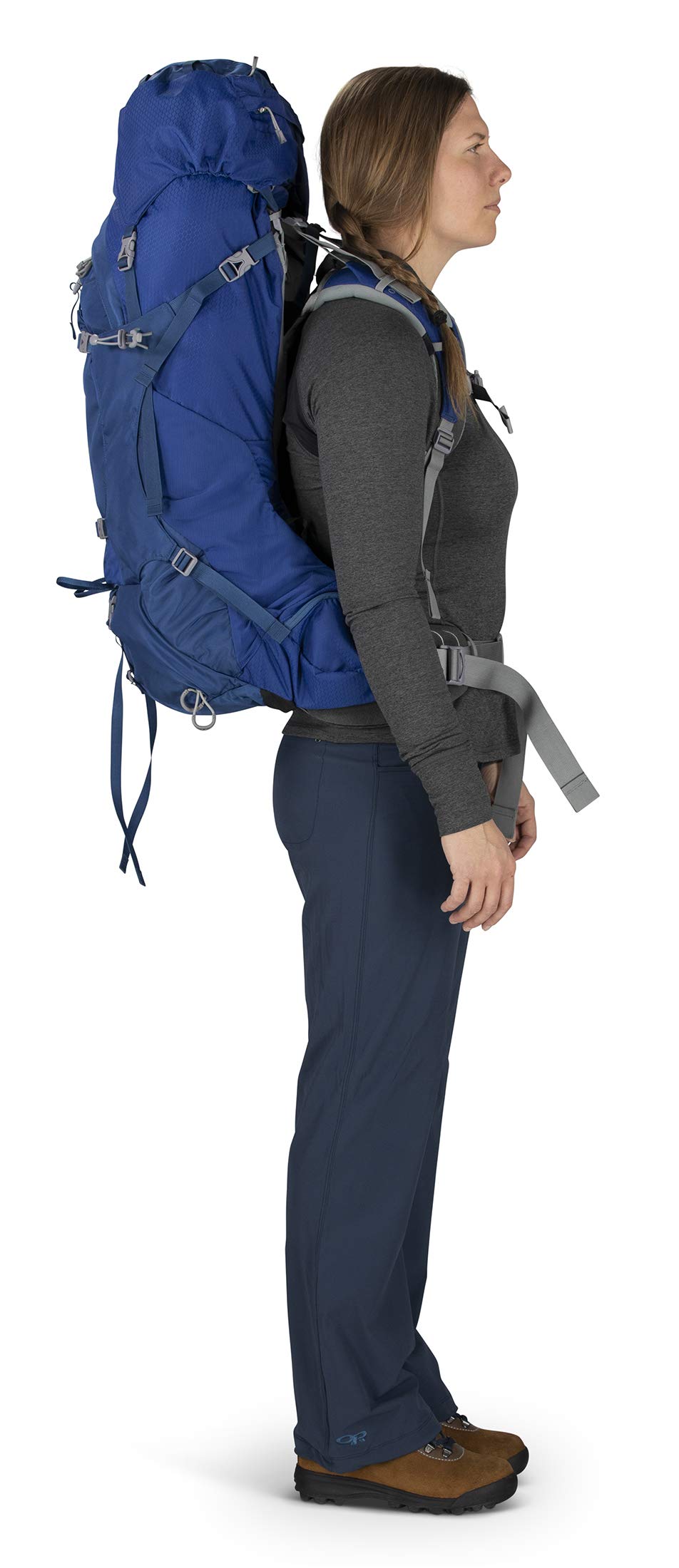 Osprey Women's Ariel 65 Backpack, Ceramic Blue, Medium/Large
