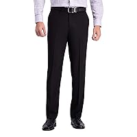 Haggar Men's Premium Comfort Dress Pant-Straight Fit Flat Front Reg. and Big & Tall